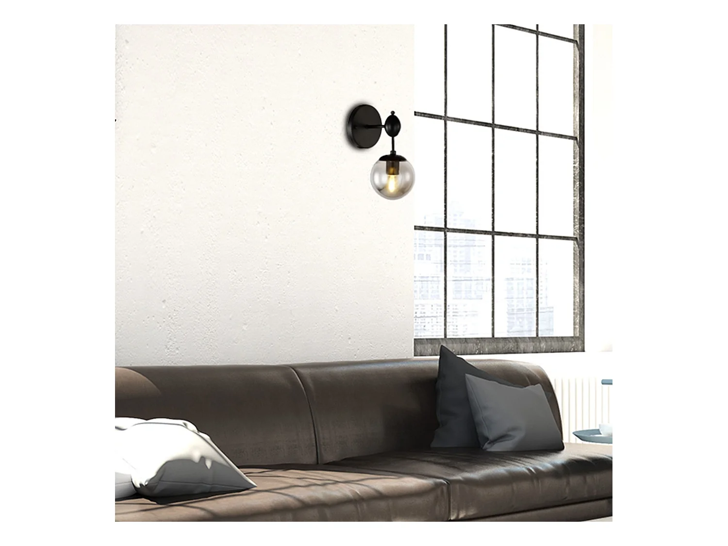 Applique Murale Toolight App750-1W Black