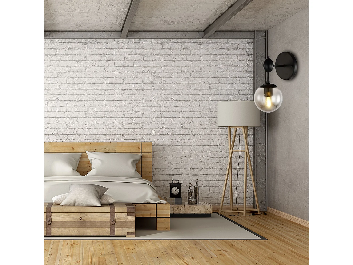 Applique Murale Toolight App750-1W Black