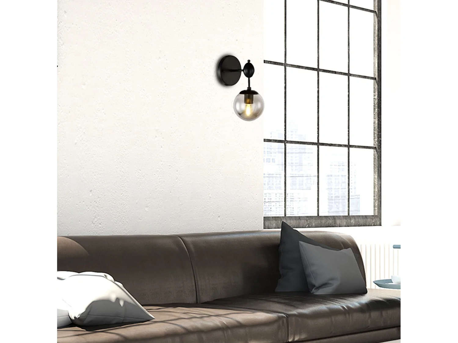 Applique Murale Toolight App750-1W Black