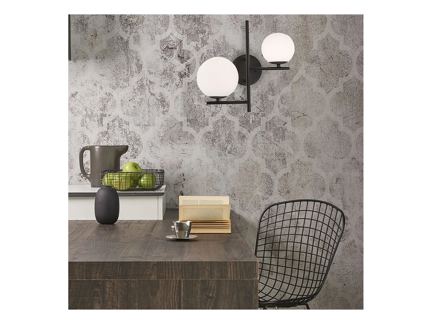 Applique Murale Toolight App1170-2W Black