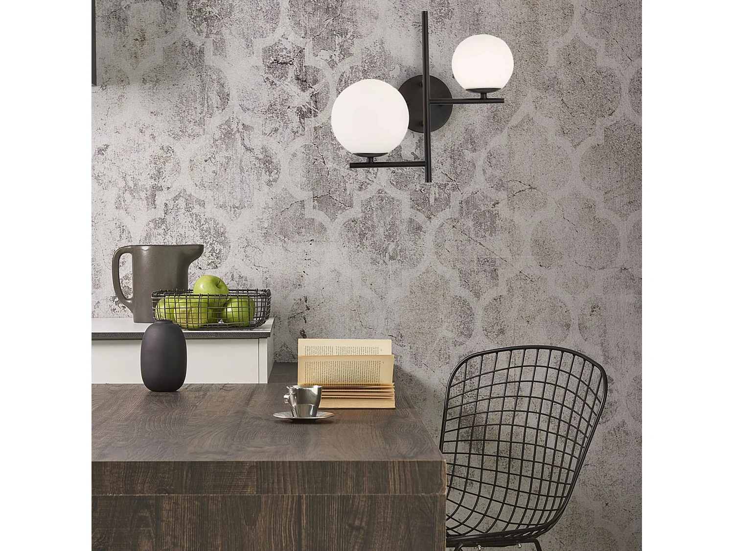 Applique Murale Toolight App1170-2W Black