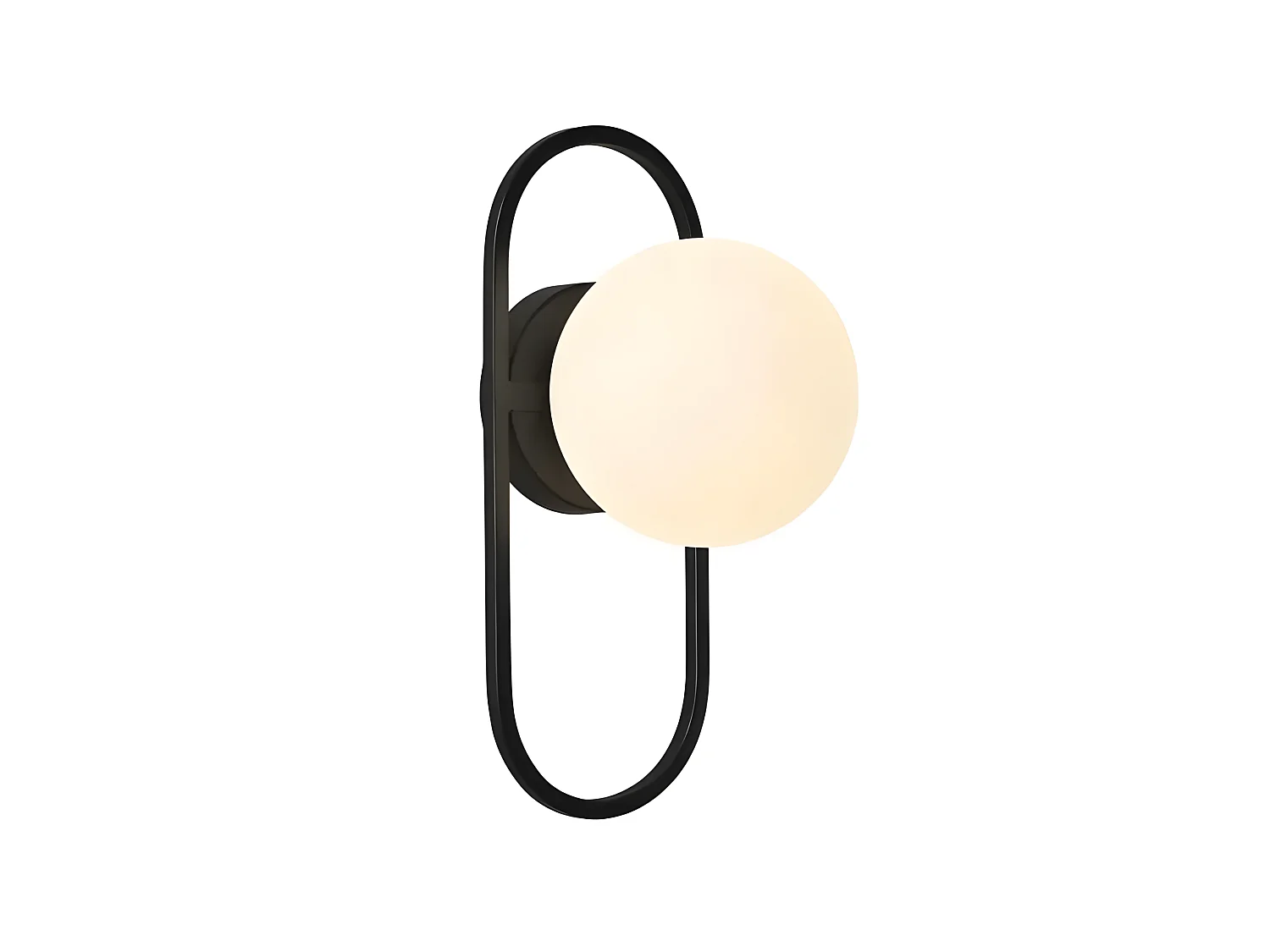 Toolight APP1755-1W væglampe sort hvid 17X14X34CM