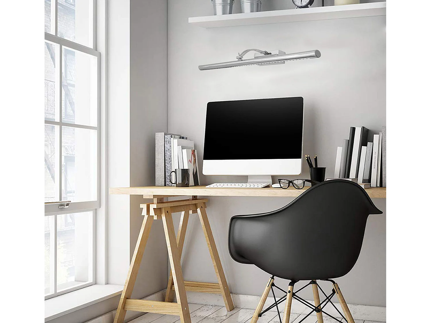 Applique Murale Toolight Led App365-1W 55Cm Chrome