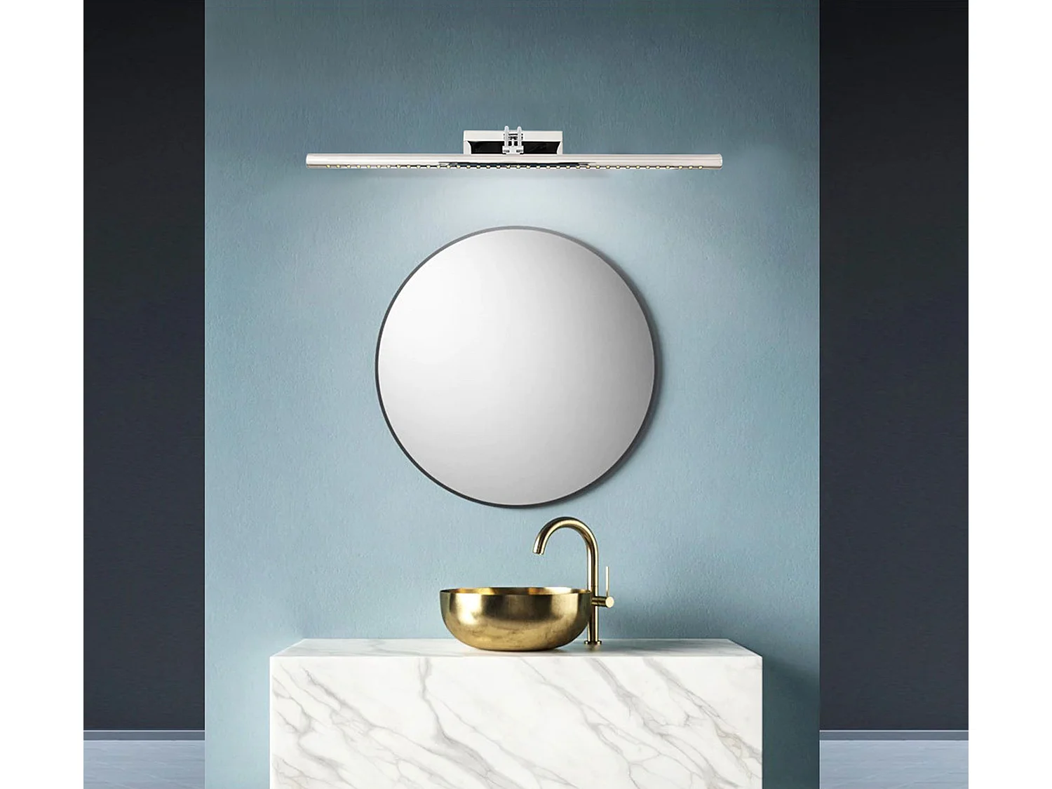 Applique Murale Toolight Led App365-1W 55Cm Chrome