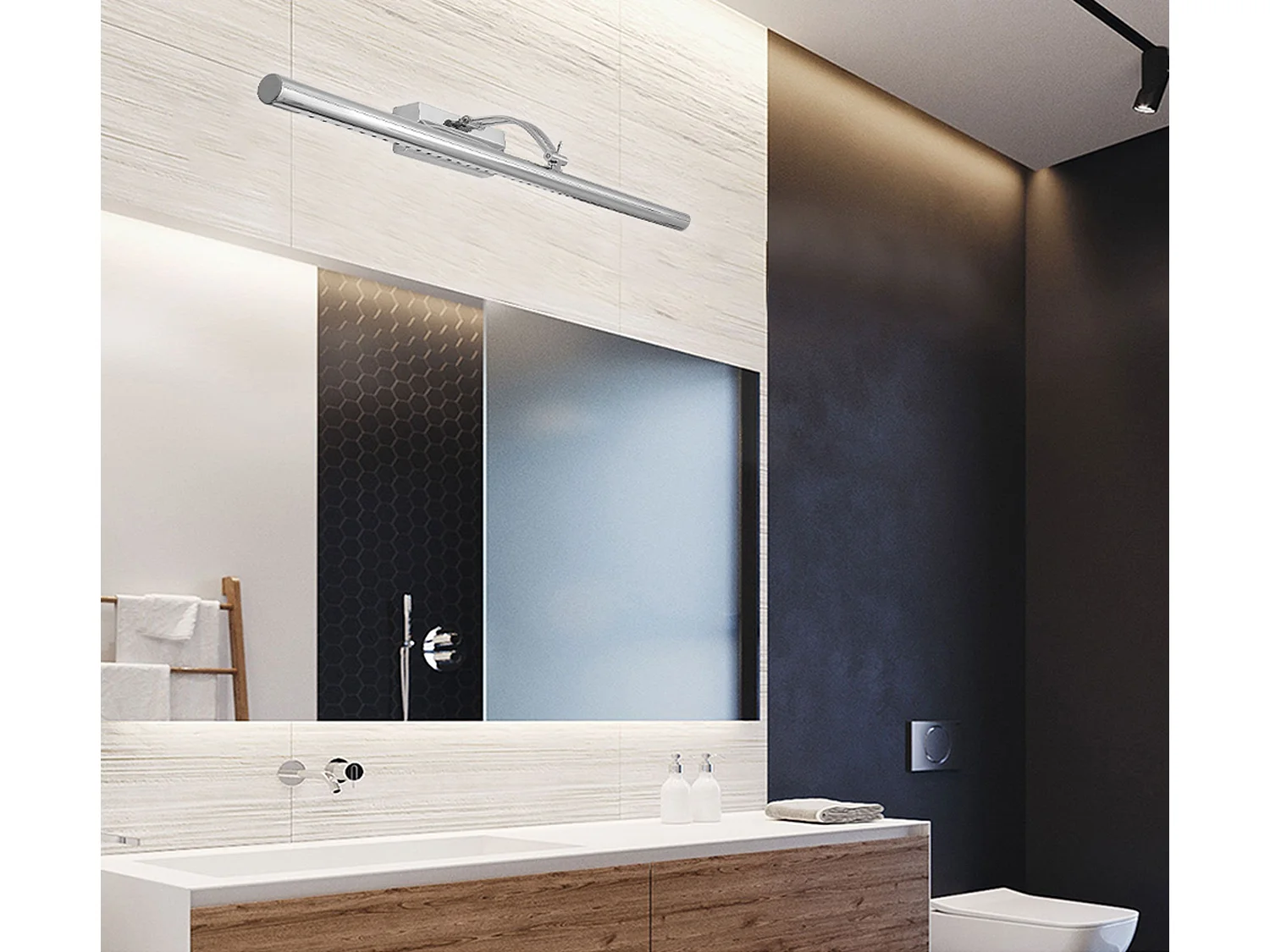 Applique Murale Toolight Led App365-1W 55Cm Chrome