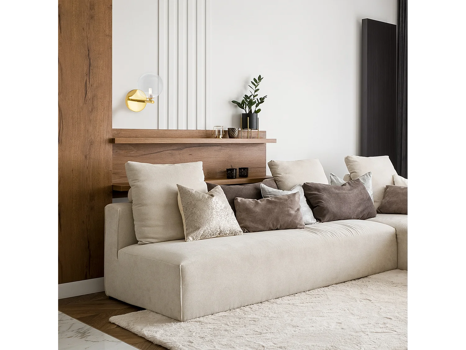 Applique Murale Toolight App1161-1W Gold