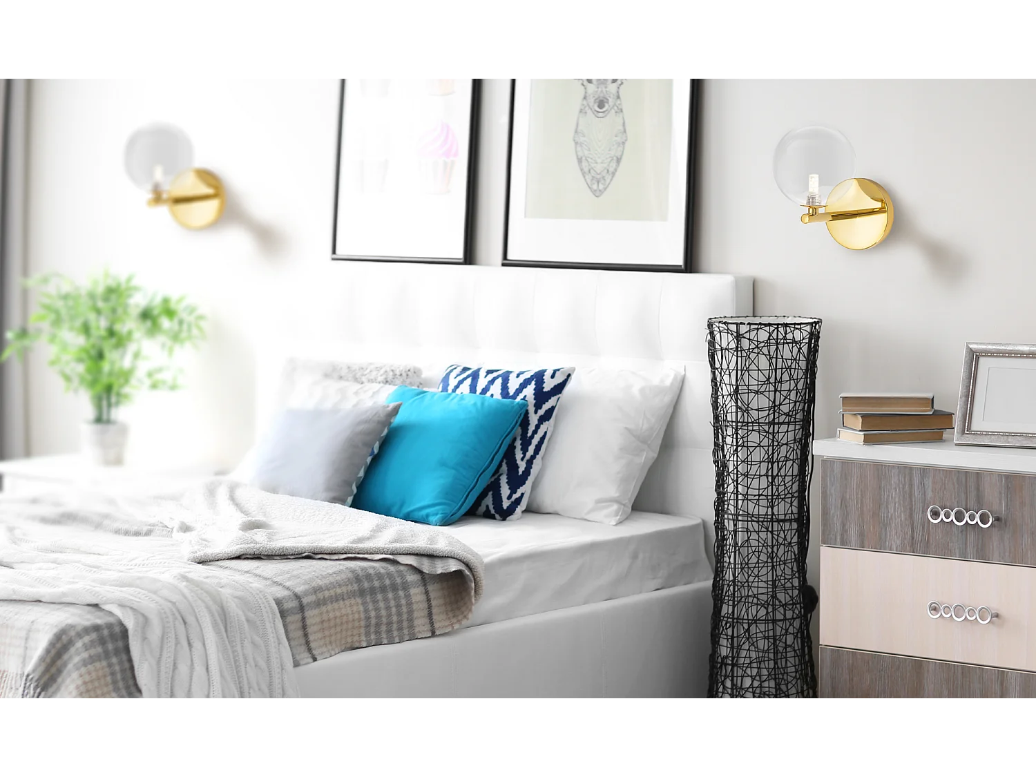 Applique Murale Toolight App1161-1W Gold