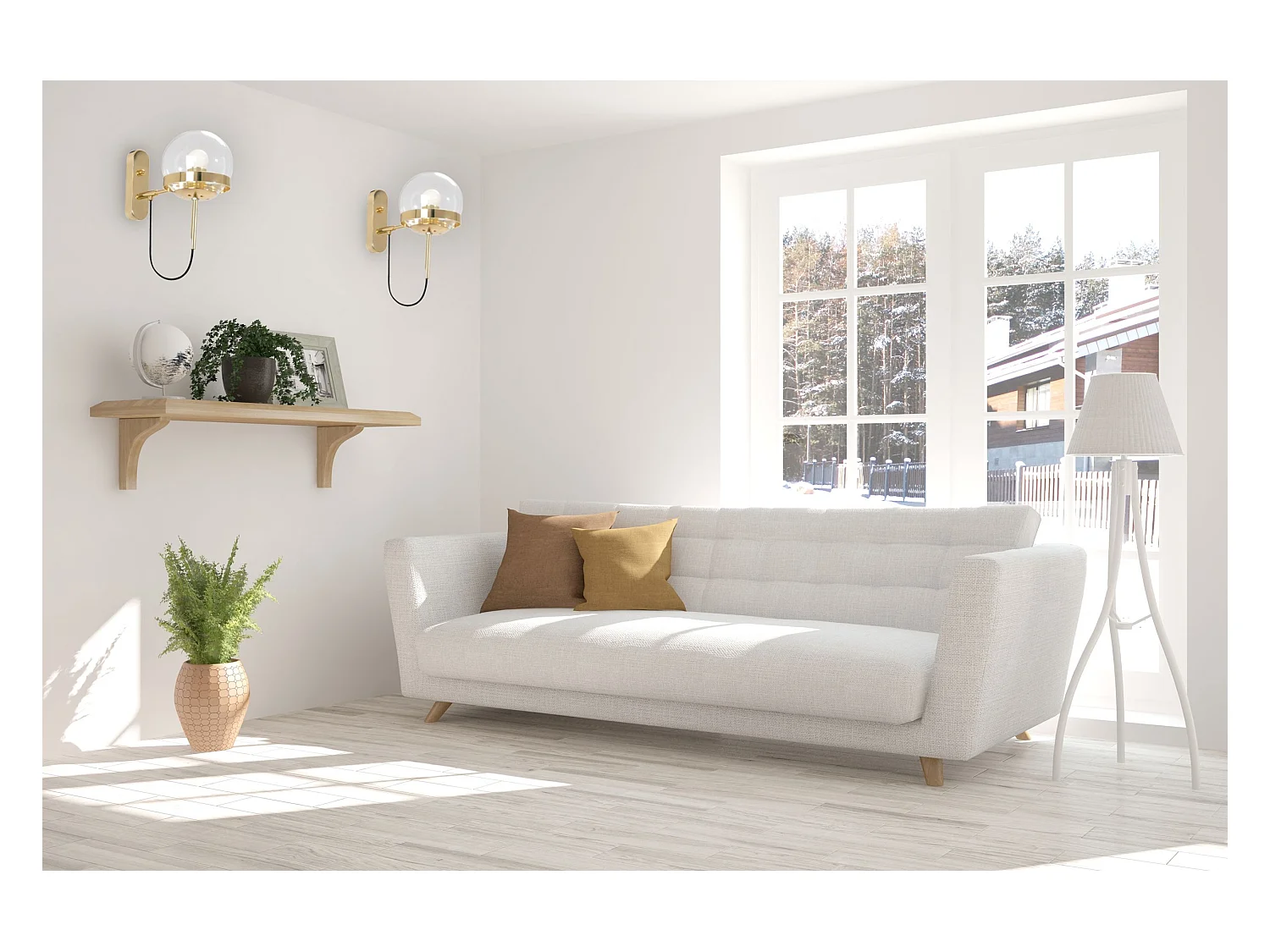 Wandlamp Toolight App910-1W Gold