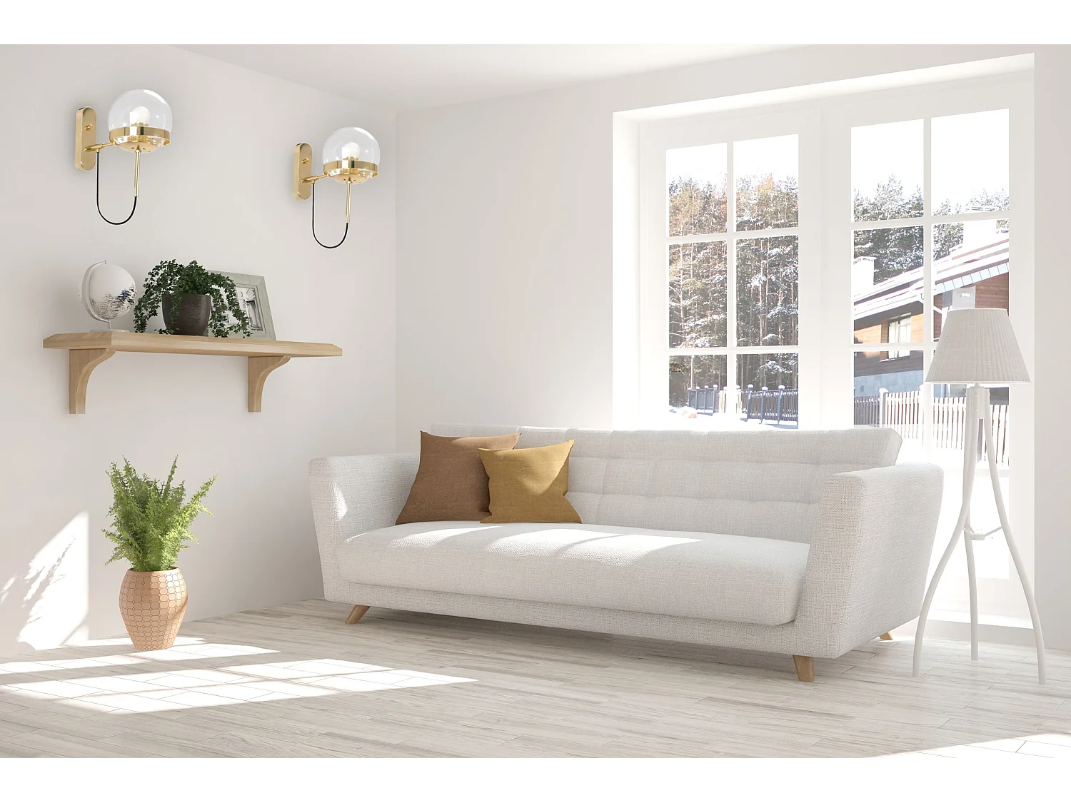 Wandlampe Toolight App910-1W Gold