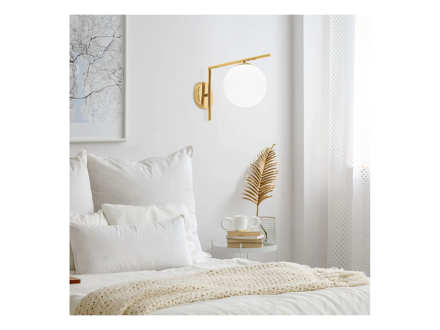 Applique Murale Toolight App674-1W Gold