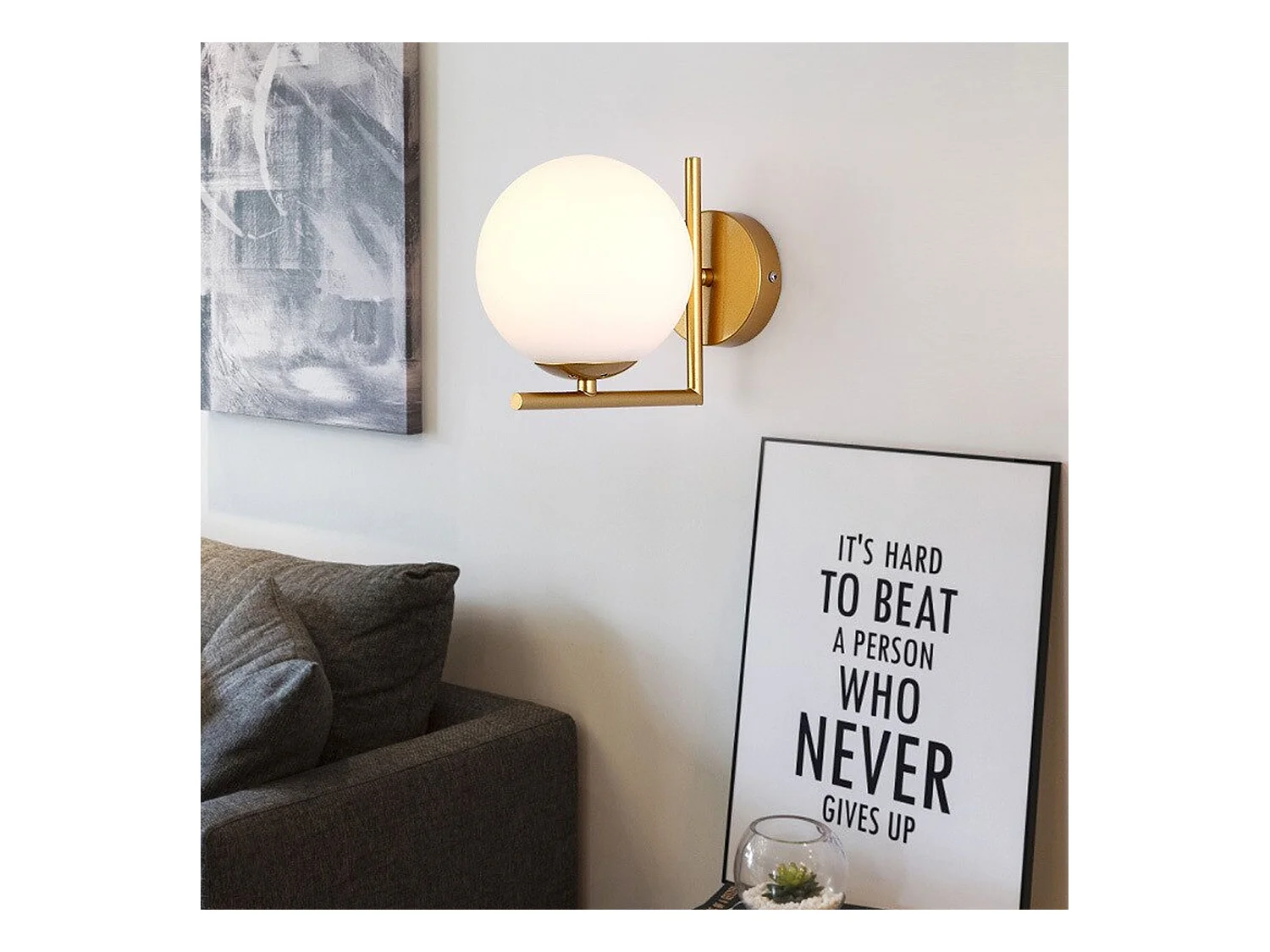 Applique Murale Toolight App674-1W Gold