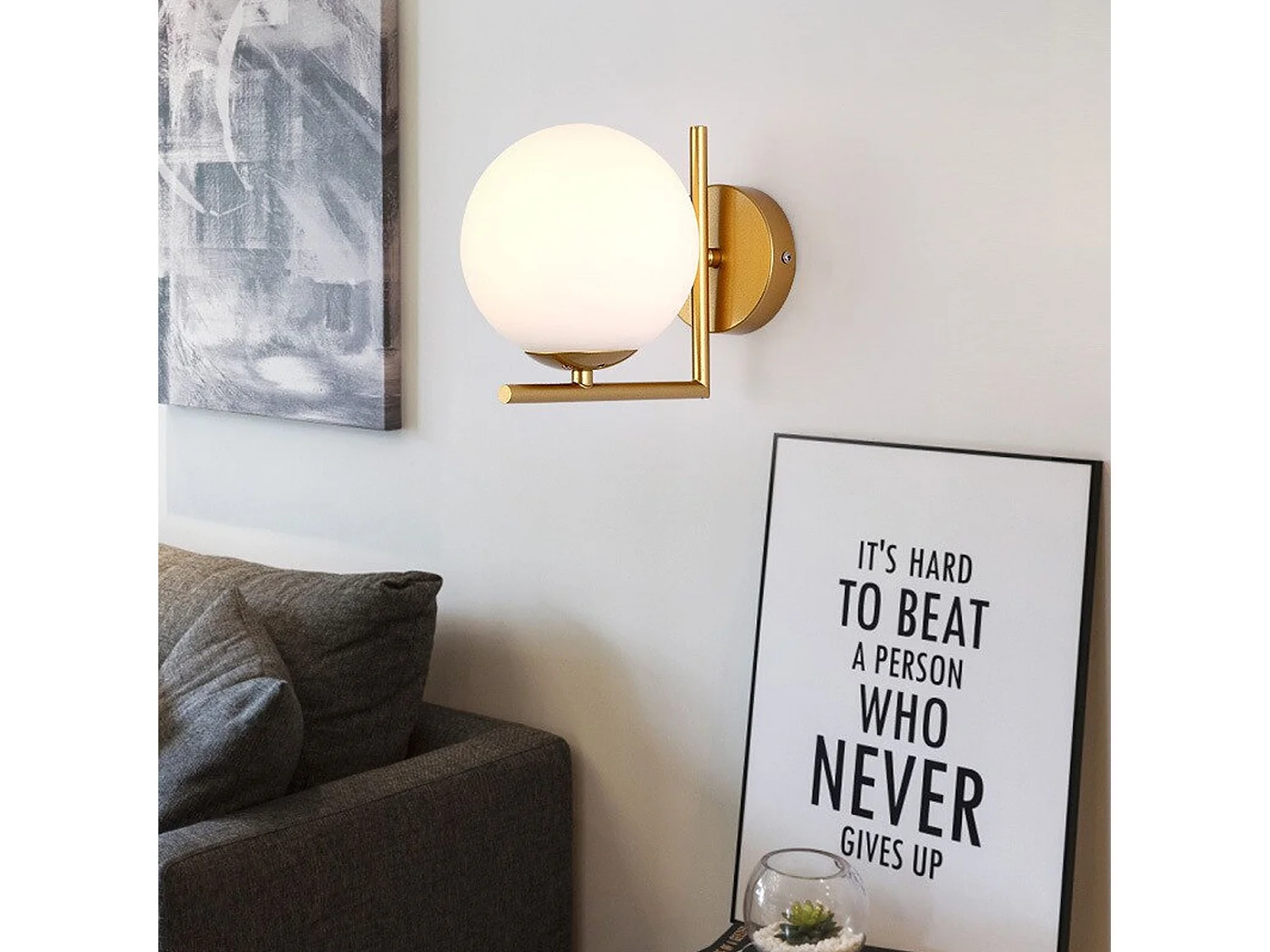 Applique Murale Toolight App674-1W Gold