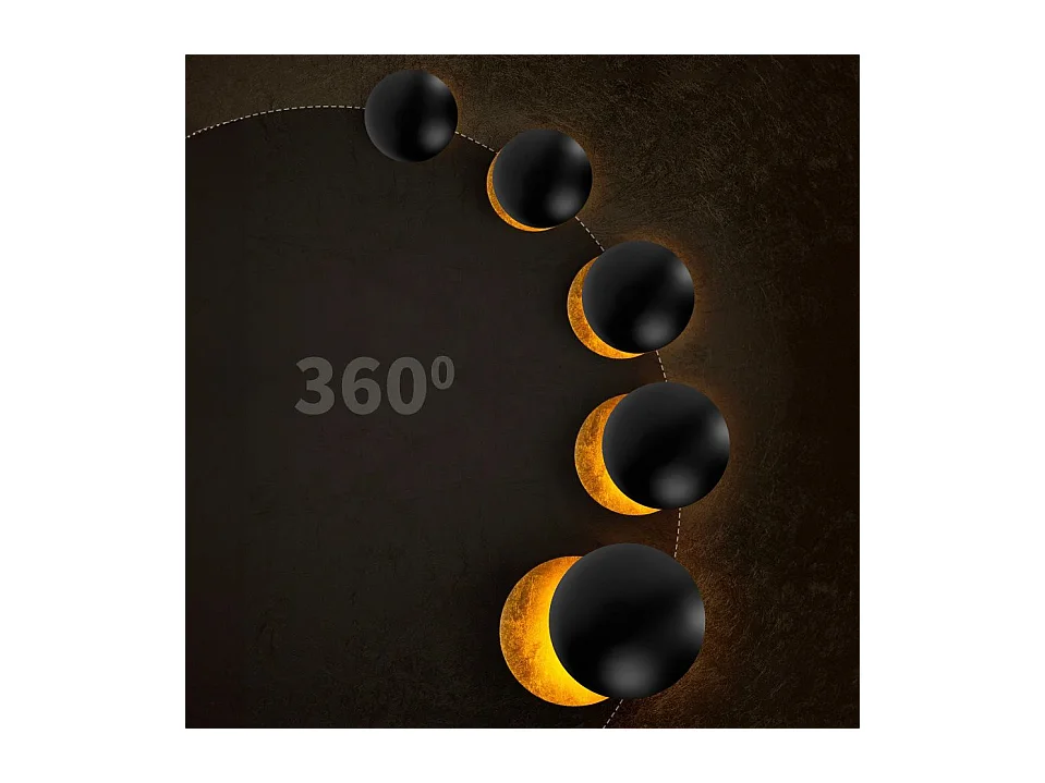 Applique Murale Toolight App1433-W Black