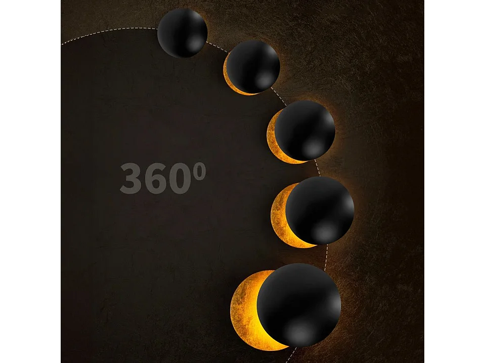 Applique Murale Toolight App1433-W Black