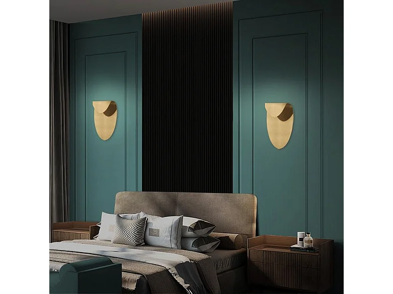 Lampada Da Parete Toolight App1431-W Brush Gold