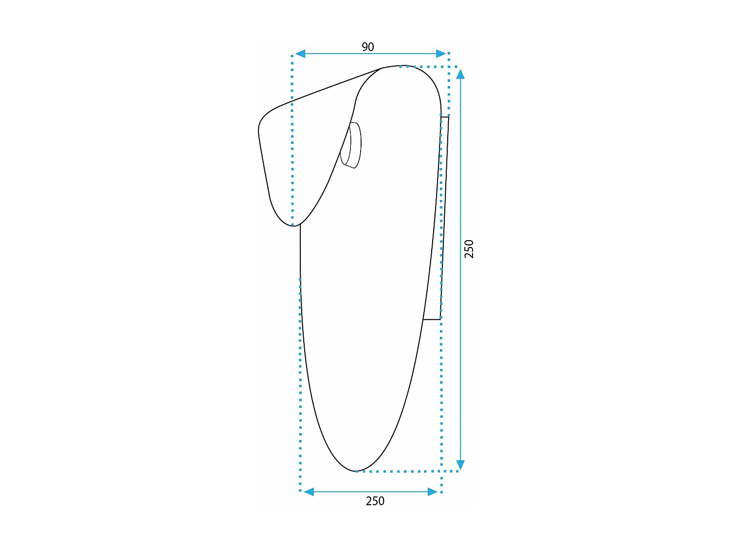 Lampada Da Parete Toolight App1431-W Brush Gold