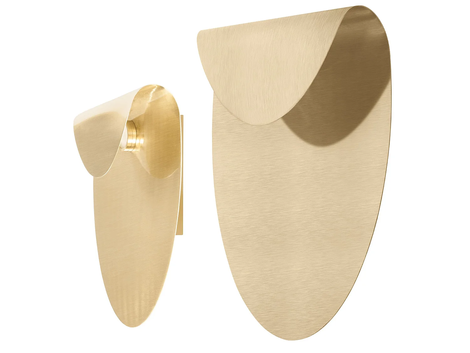 Toolight APP1431-W væglampe børstet guld 9X25X25CM