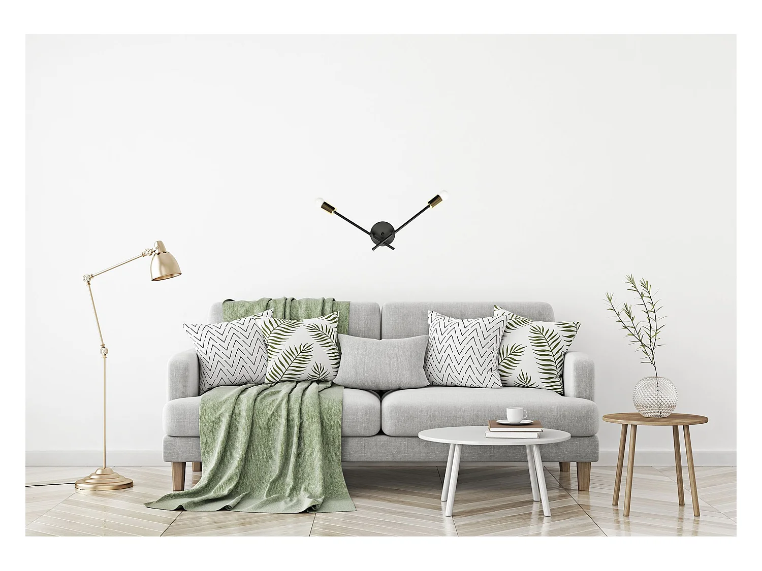 Applique Murale Toolight App1119-2W Black