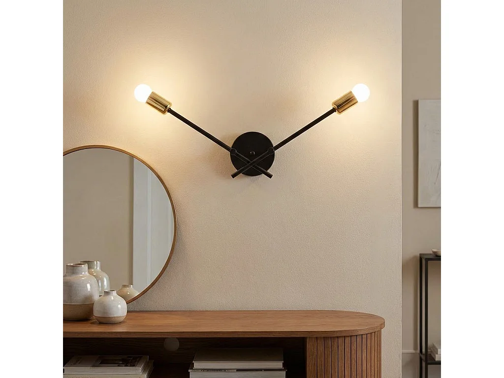Lampada Da Parete Toolight App1119-2W Black