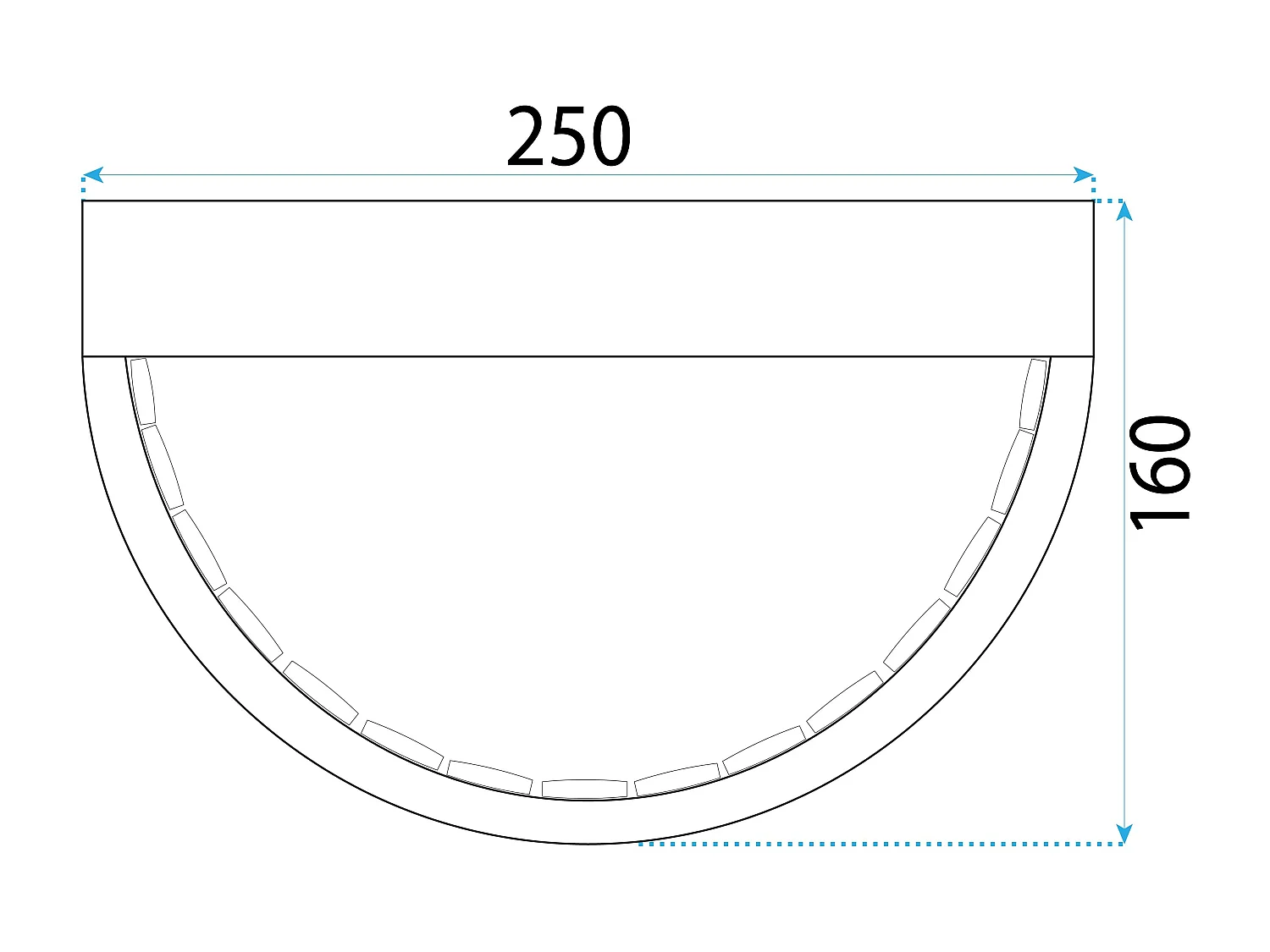 Wandlamp Toolight App1509-W Gold