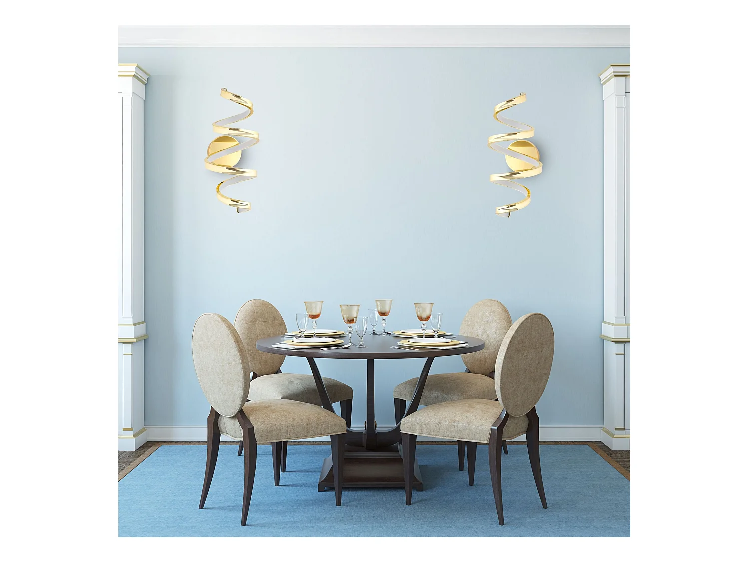 Wandlamp Toolight Led App827-W Gold