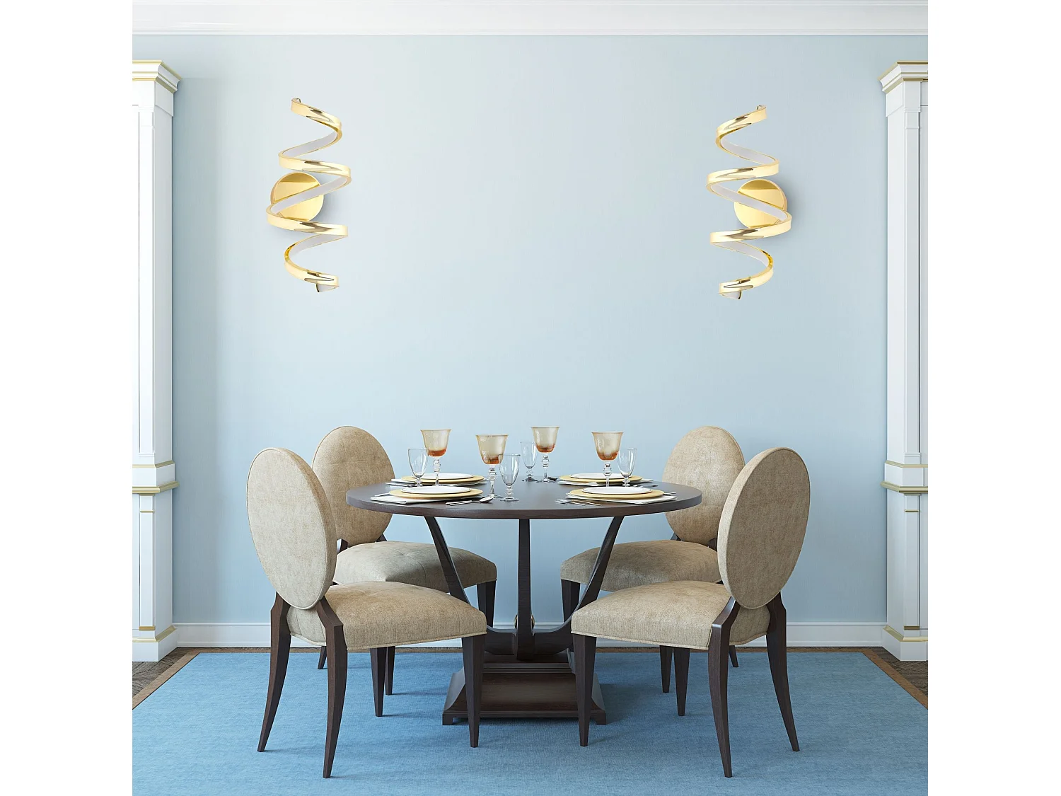 Applique Murale Toolight Led App827-W Gold