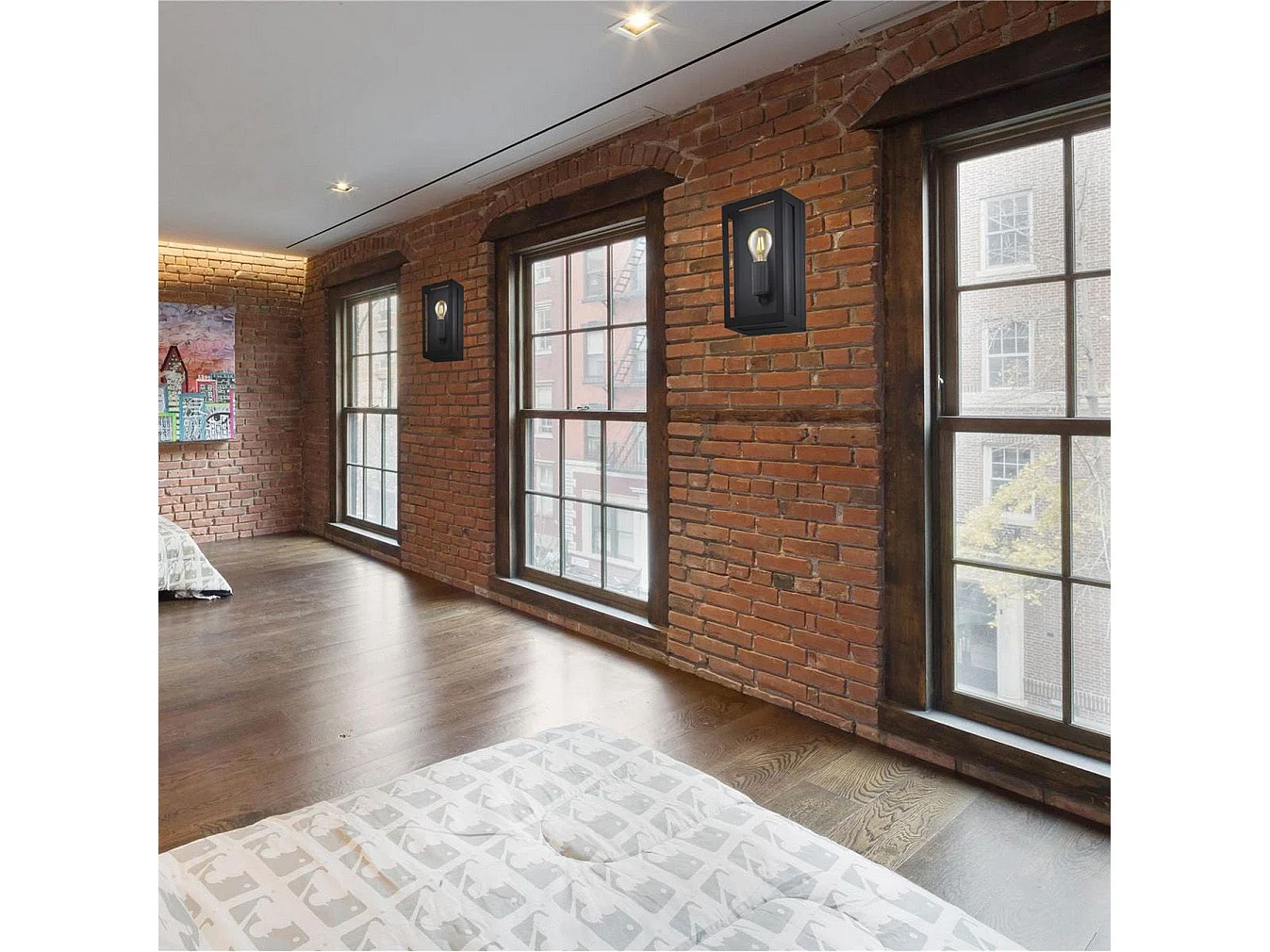 Applique Murale Toolight App1304-1W Black