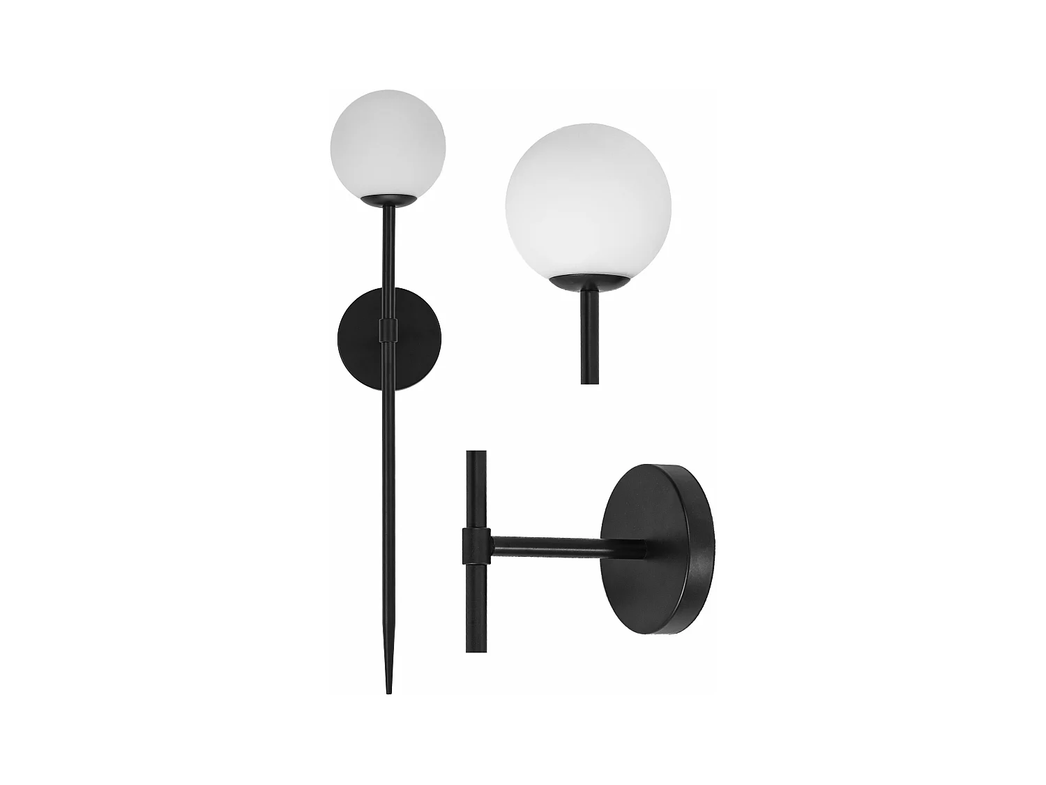 Applique Murale Toolight App577-1W 100Cm Black