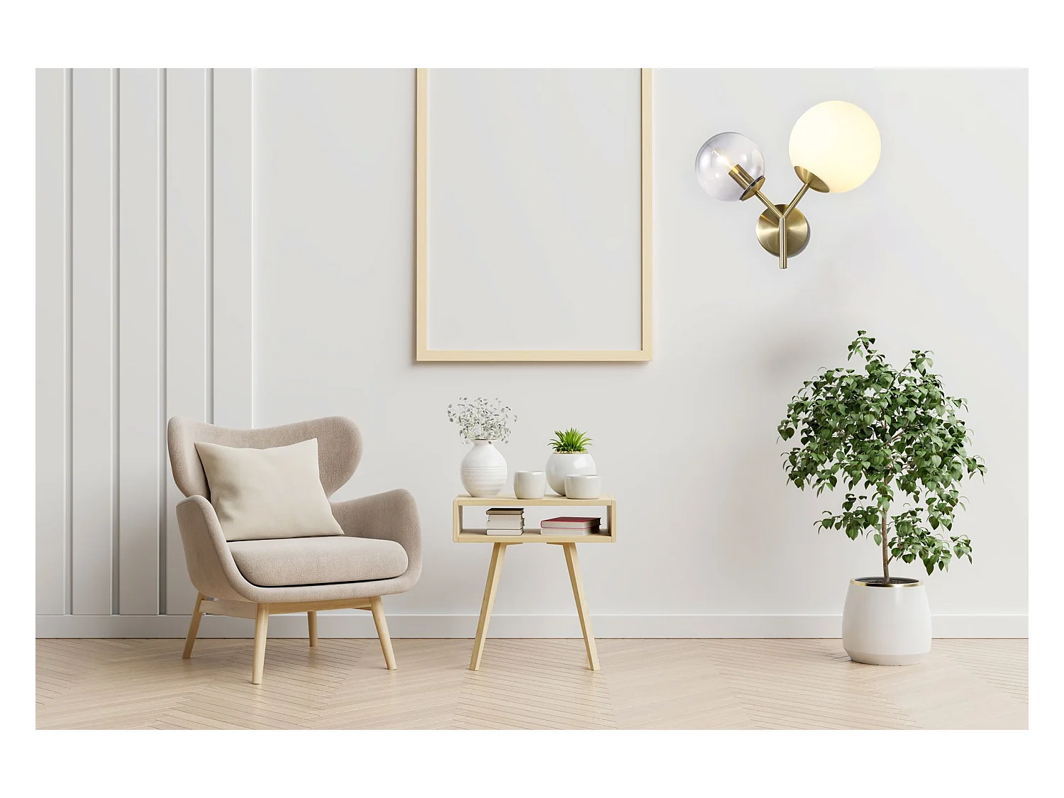 Applique Murale Toolight App1012-2W Gold