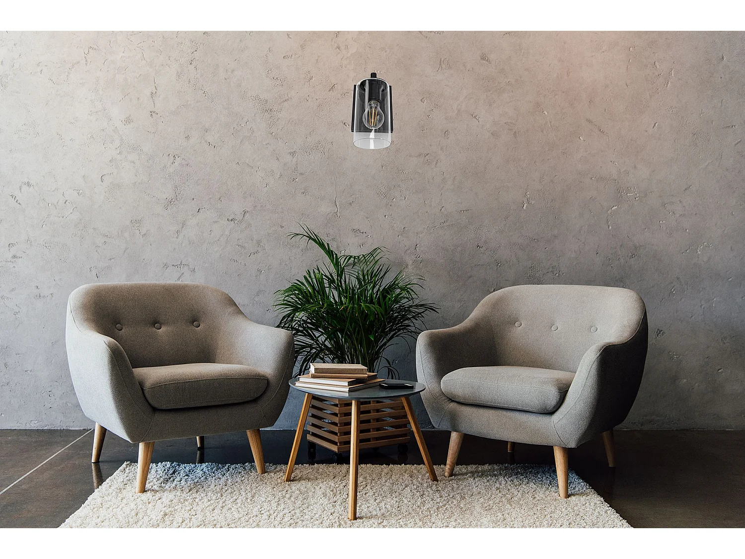 Applique Murale Toolight App1222-1W Black