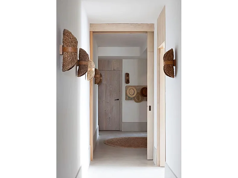 Toolight APP1502-1W BOHO væglampe brun 11X12X34,5CM