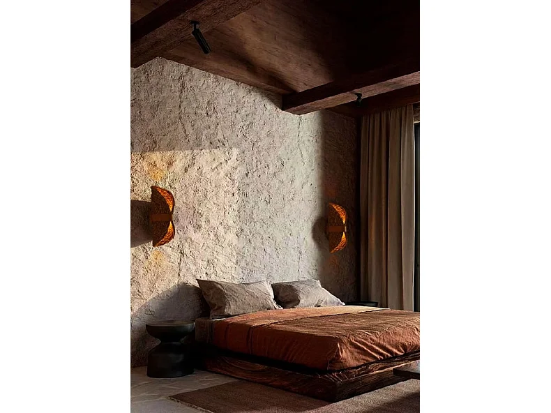 Toolight APP1502-1W BOHO væglampe brun 11X12X34,5CM