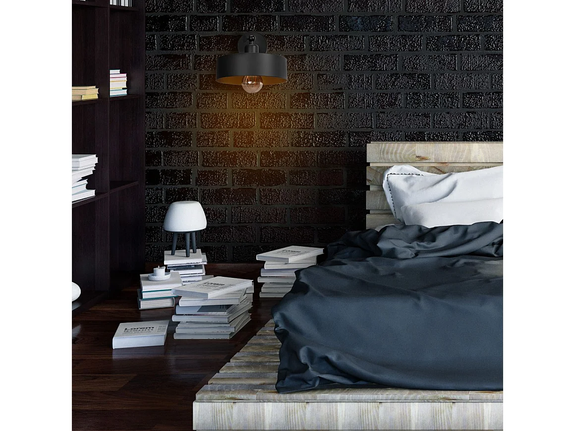 Applique Murale Toolight App1332-1W Black