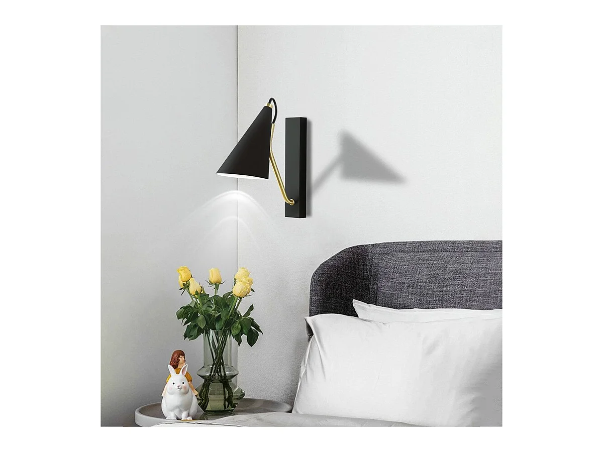 Applique Murale Toolight App1142-1W Black