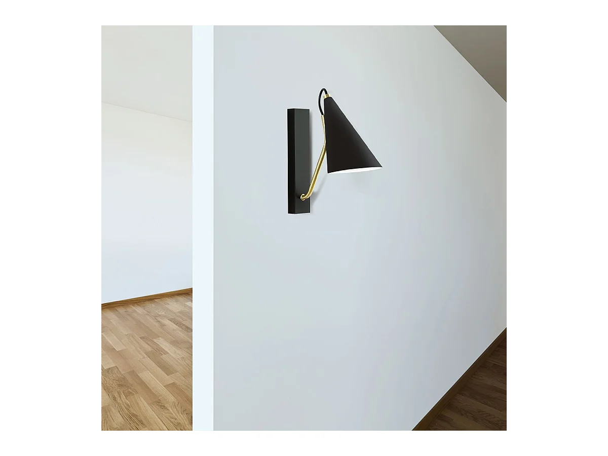 Applique Murale Toolight App1142-1W Black