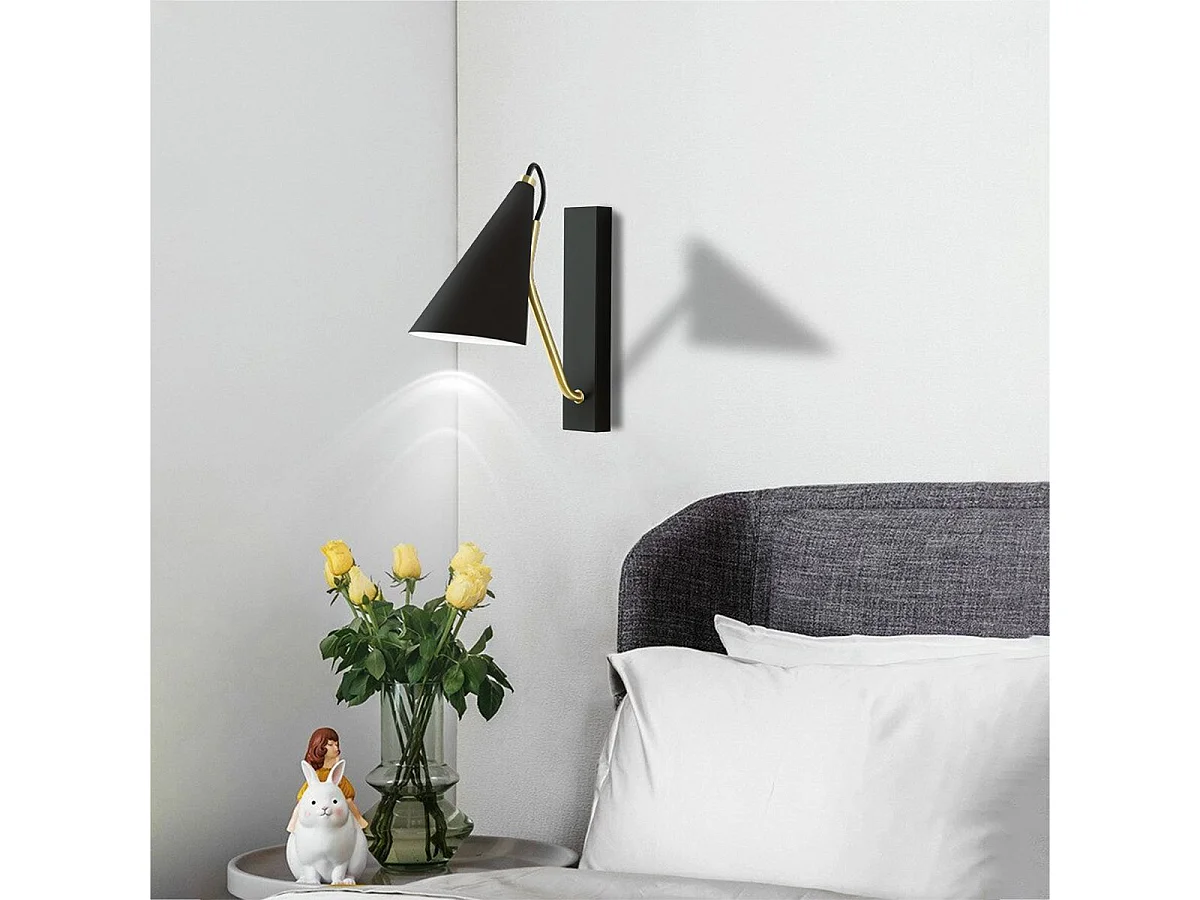 Applique Murale Toolight App1142-1W Black