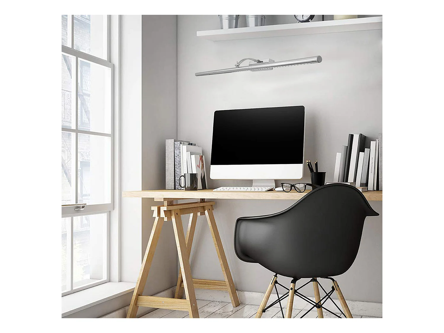 Applique Murale Toolight Led App367-1W 106Cm Chrome