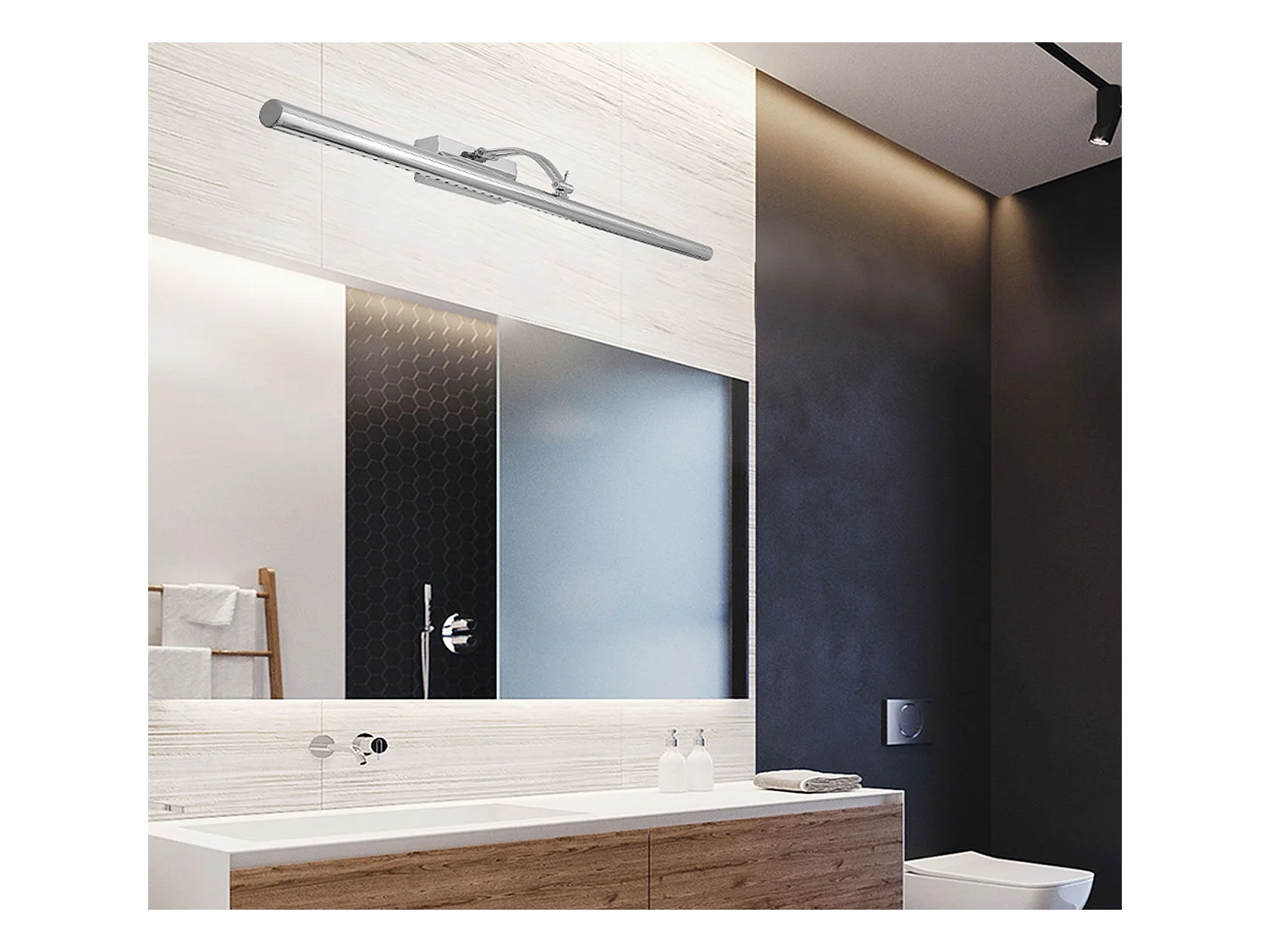 Applique Murale Toolight Led App367-1W 106Cm Chrome