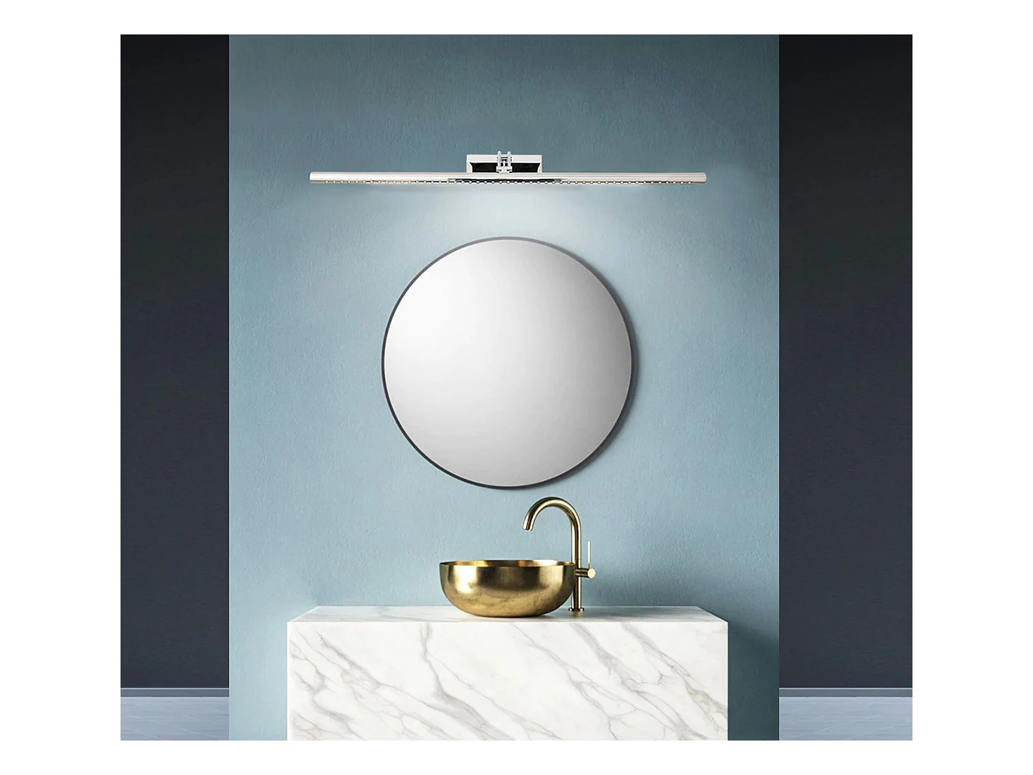 Applique Murale Toolight Led App367-1W 106Cm Chrome