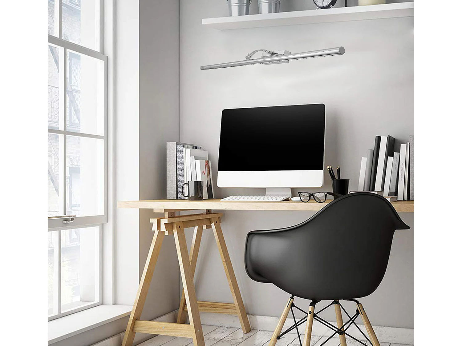 Applique Murale Toolight Led App367-1W 106Cm Chrome