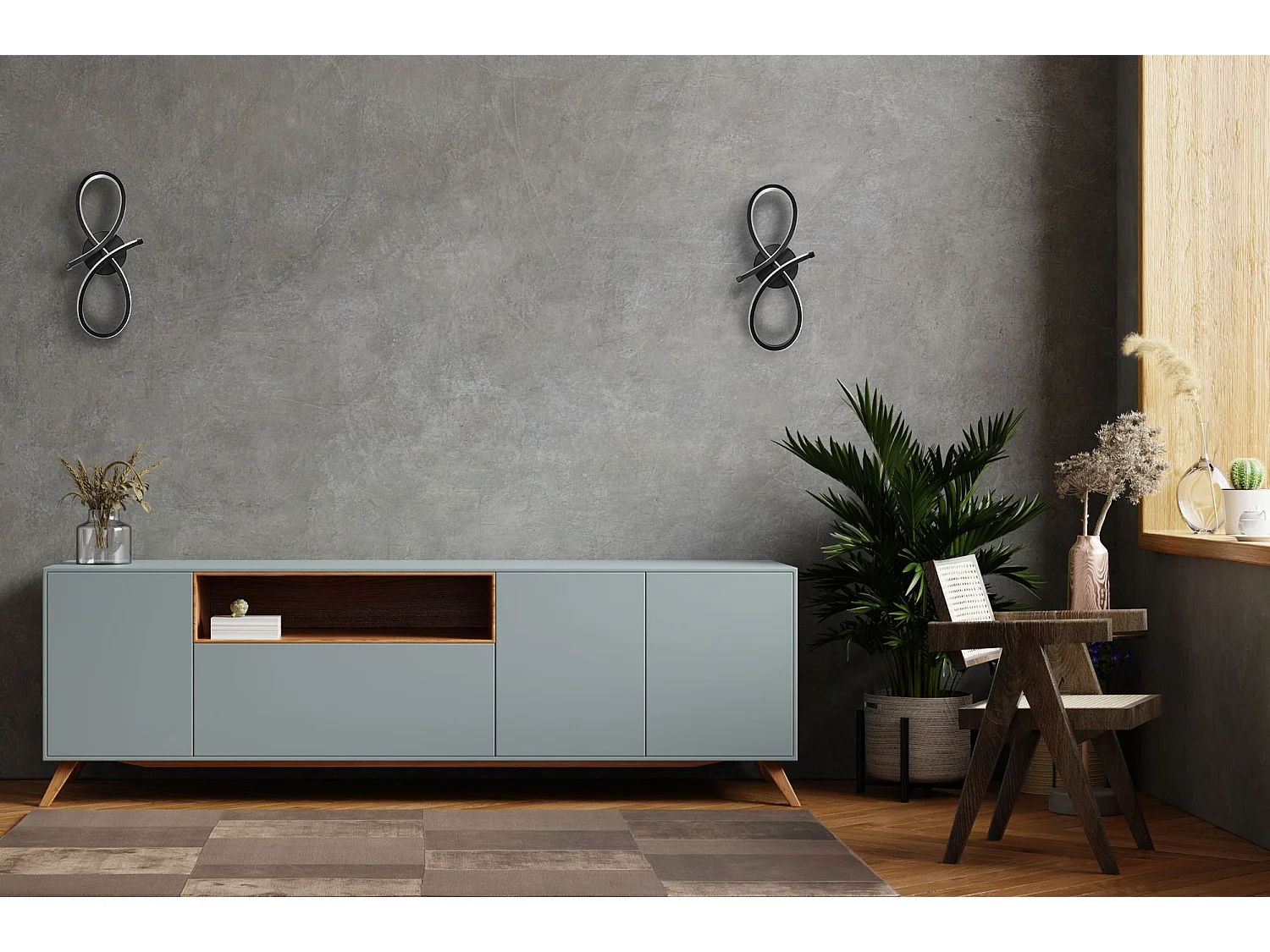 Applique Murale Toolight Led App1050-W Black