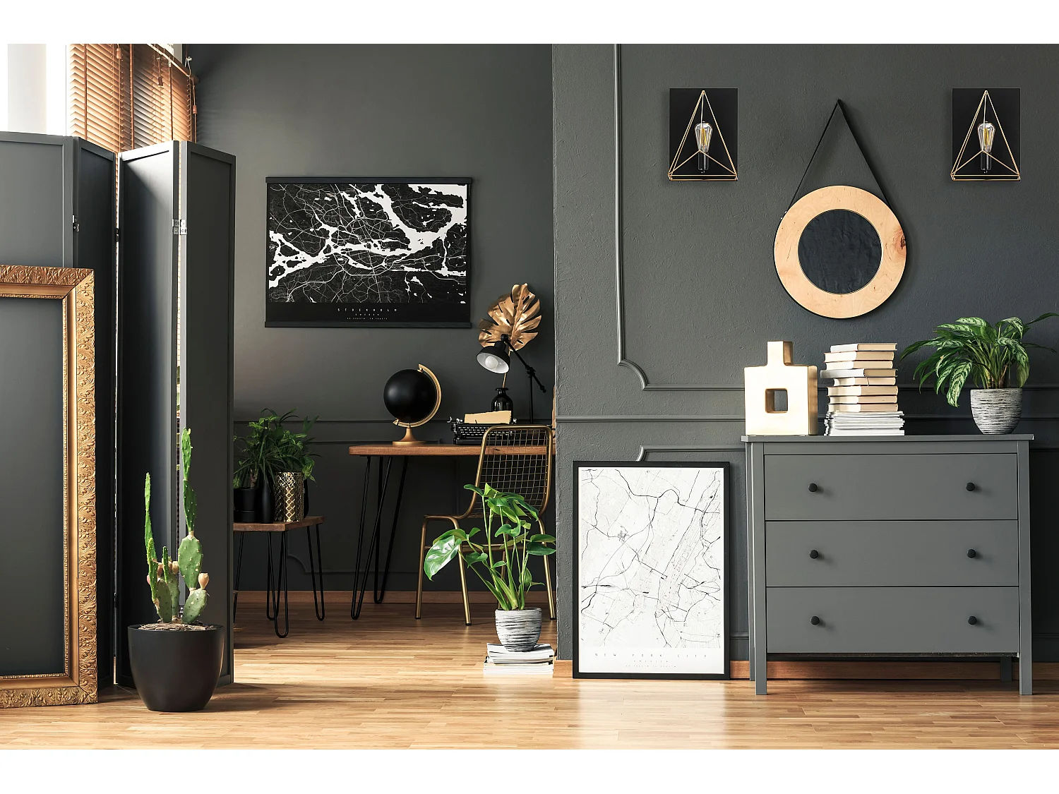 Applique Murale Toolight App1095-1W Black