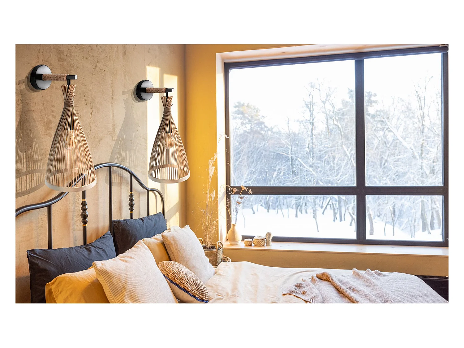 Applique Murale Toolight App1340-1W Beige