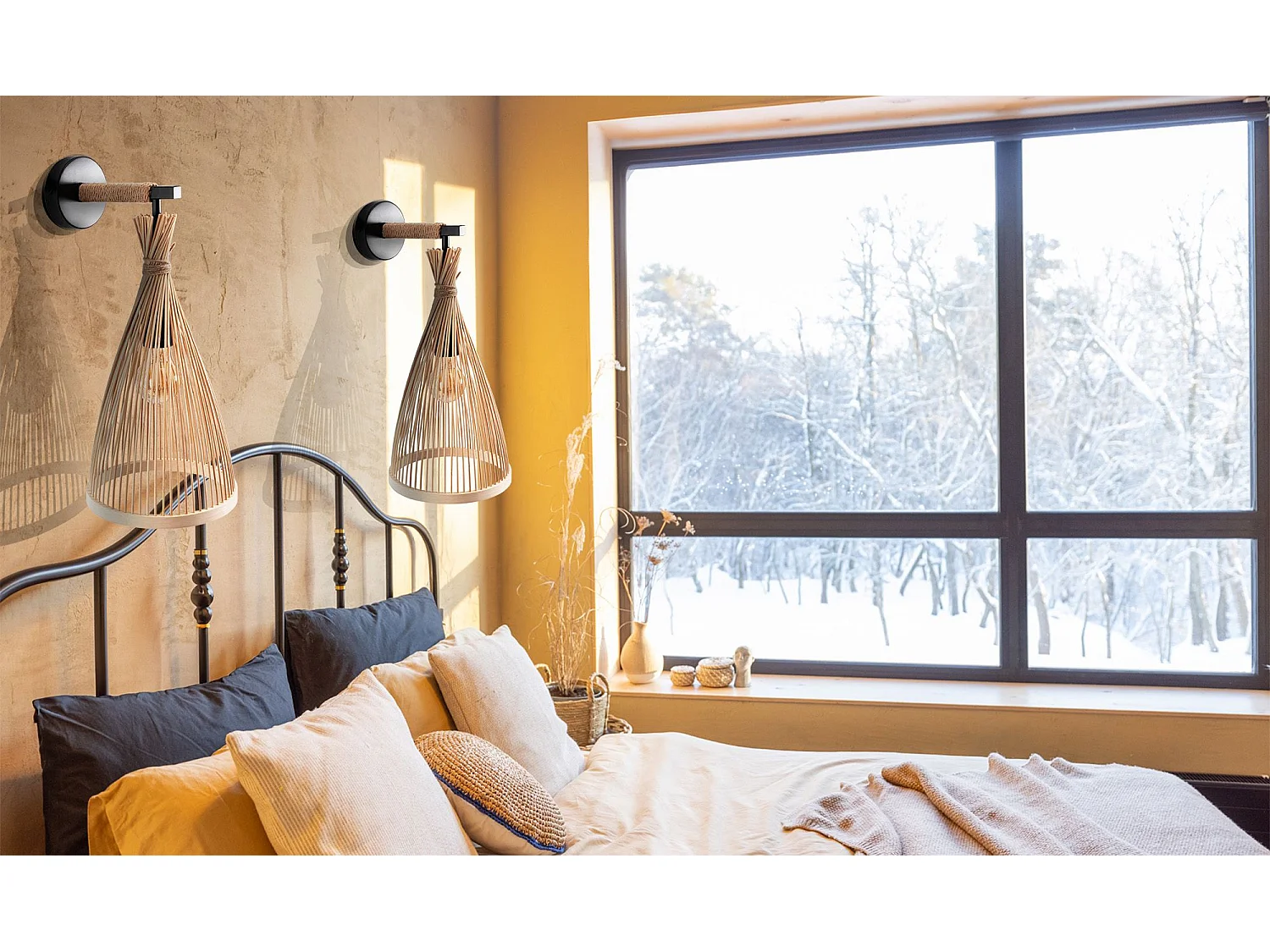 Applique Murale Toolight App1340-1W Beige