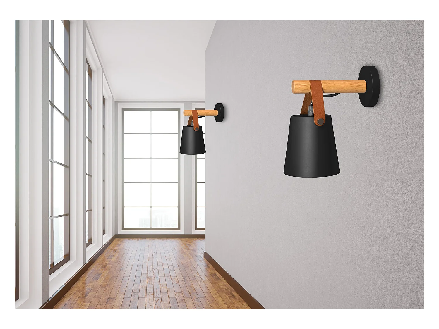 Applique Murale Toolight App466-1W Black