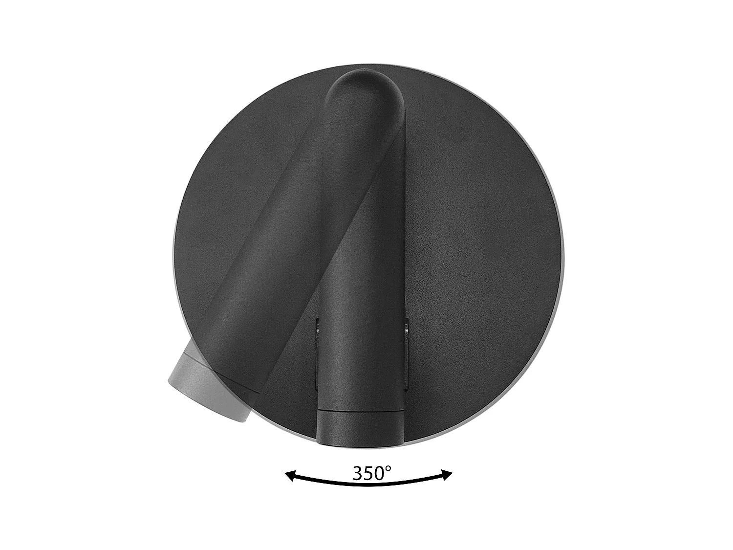 Applique Murale Toolight App1614-1W Black