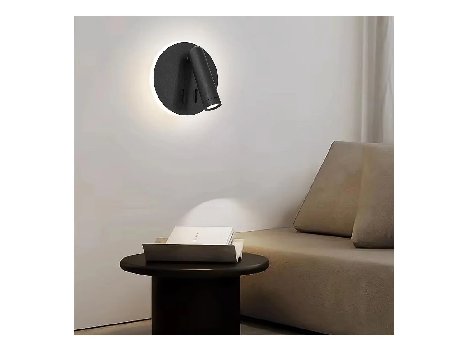 Applique Murale Toolight App1614-1W Black