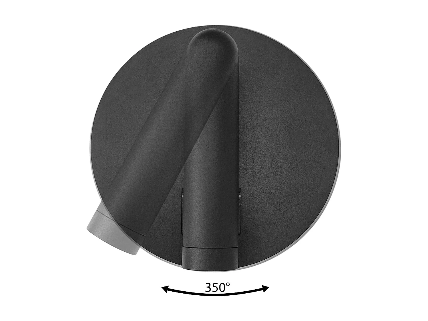 Applique Murale Toolight App1614-1W Black