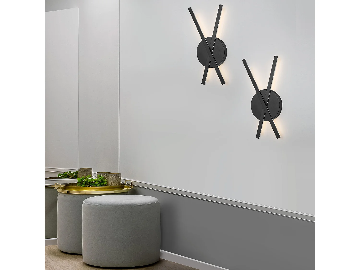 Applique Murale Toolight App1604-W Black