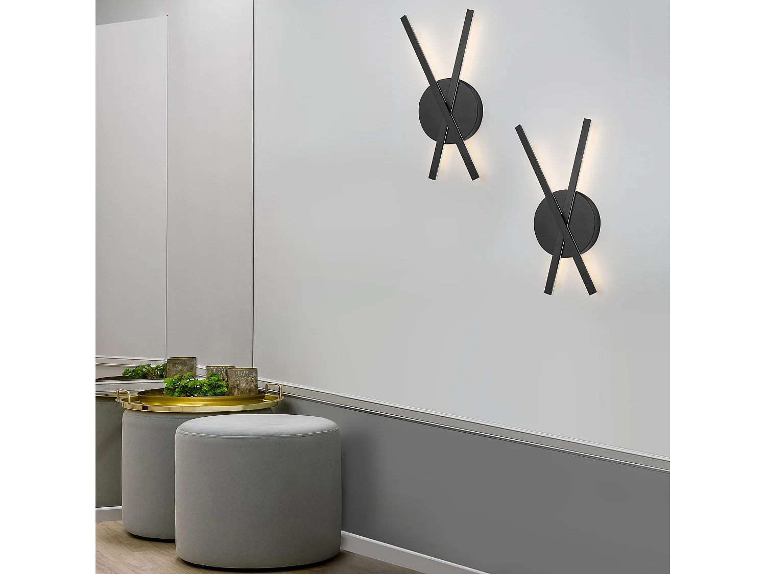 Applique Murale Toolight App1604-W Black
